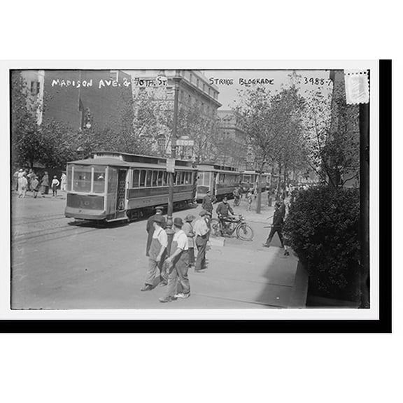 Historic Print, Madison Ave. & 70th St., Strike, 18" x 24"