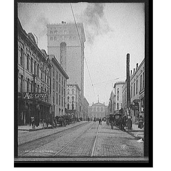 Historic Print, Madison Ave., Memphis, Tenn., 18" x 24"
