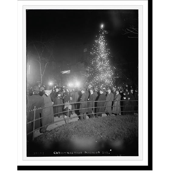 Historic Print, Madison Sq. Xmas Tree, 18" x 24"