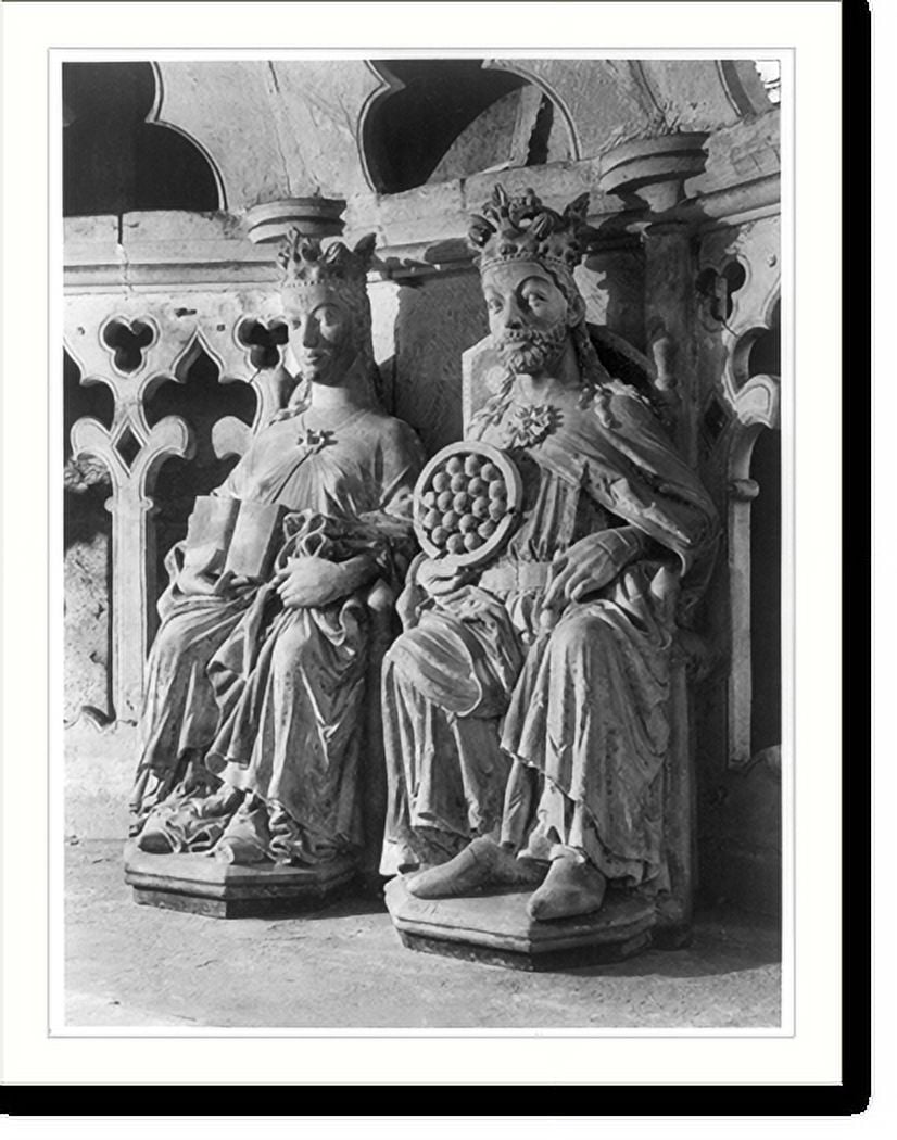 Historic Print, [Magdeburg cathedral, Magdeburg, Germany sculptured
