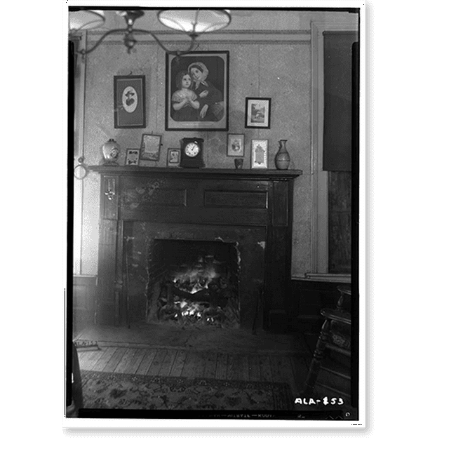 Historic Print, Magnolia Grove, State Highway 25, Dayton, Marengo