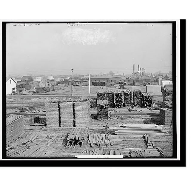 Historic Print, Mahogany mills of C.C. Mengel & Bro. Co., Louisville