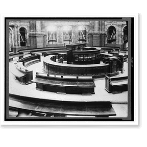 Historic Print, [Main Reading Room under construction in the Library of Congress Thomas Jefferson Building], 18" x 24"