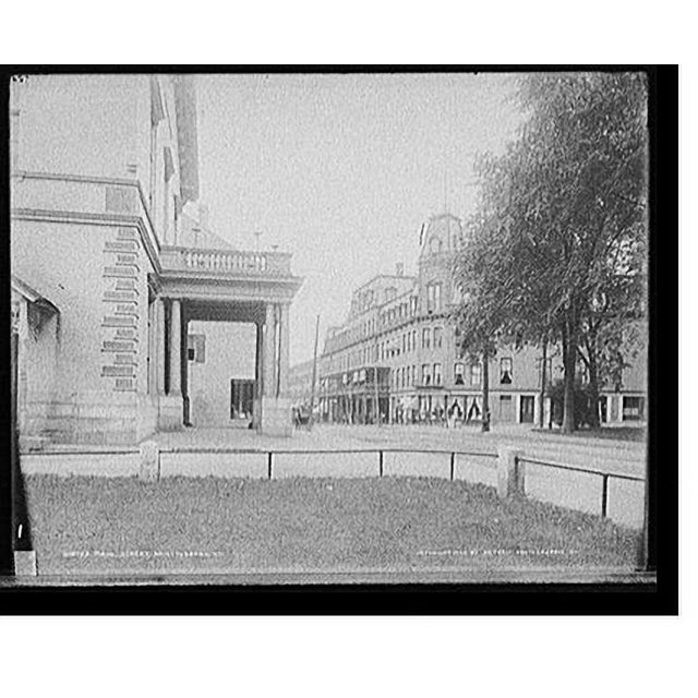 Historic Print, Main Street, Brattleboro, Vt. 2, 16" x 20"