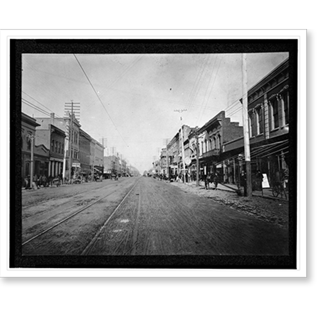 Historic Print, [Main Street, Columbia, South Carolina], 16" x 20