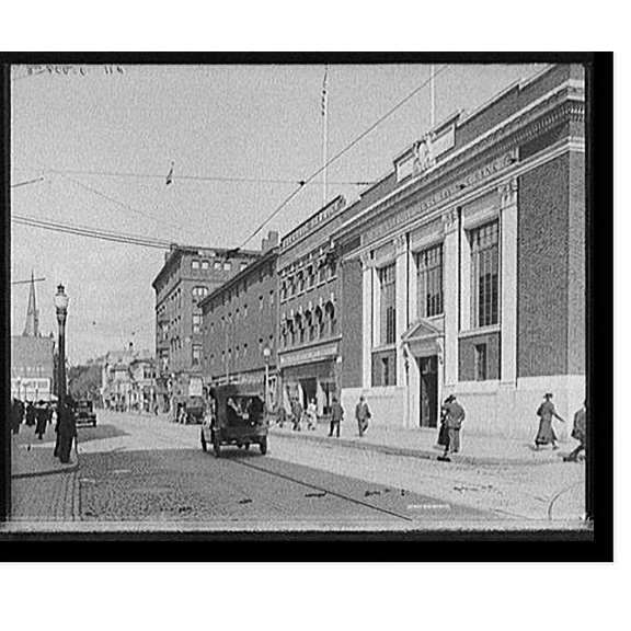 Historic Print, [Main Street, Fall River, Mass.], 18" x 24"