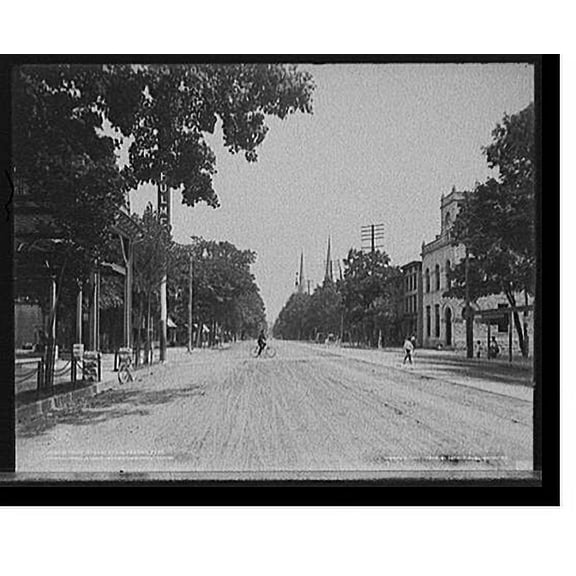 Historic Print, Main Street, Stroudsburg, Penn., 16" x 20"