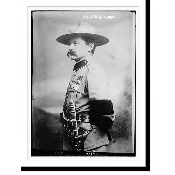 Historic Print, Major F.R. Burnham, 18" x 24"