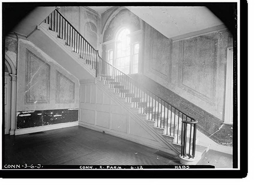 Historic Print, Major General Solomon Cowles House, Main Street