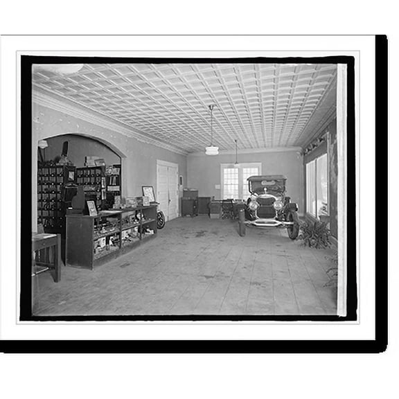 Historic Print, Makely Motor Co., Falls Church, Va., 16" x 20"
