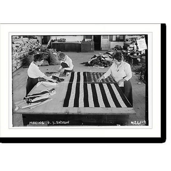 Historic Print, Making U.S. Ensign, 16" x 20"