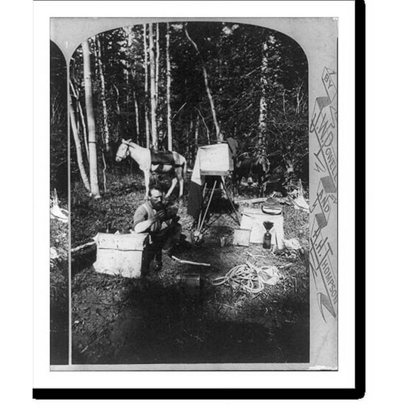 Historic Print, Making pictures, 16" x 20"