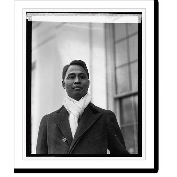 Historic Print, Manuel Roxas, Speaker of H., Phillippines, 18" x 24"