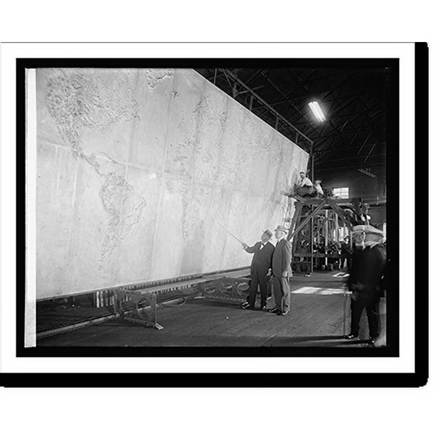 Historic Print, Map, Shipping Board, Daniels & Benson 2, 16" x 20