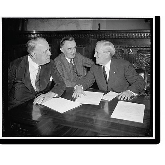Historic Print, Map plans for investigation of campaign expenditures. Washington, D.C., June 30. The arrival of Senator David I., 16" x 20"