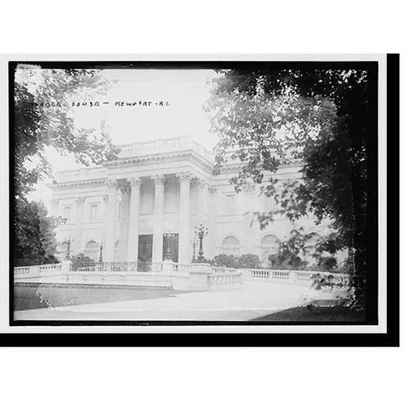 Historic Print, Marble House, N'port, R.I., 16" x 20"