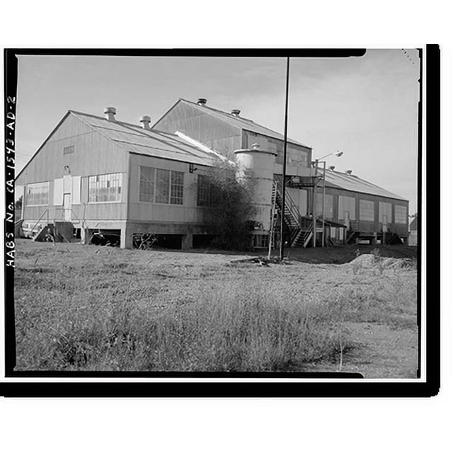 Historic Print, Mare Island Naval Shipyard, Bag Charge & Filling House, Blake Avenue near