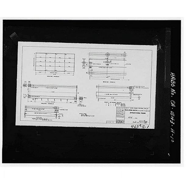 Historic Print, Mare Island Naval Shipyard, Battery Test Office