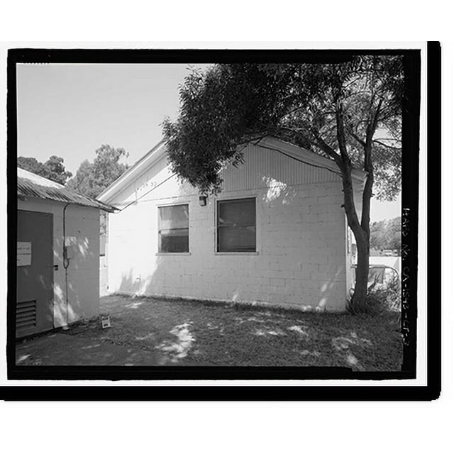 Historic Print, Mare Island Naval Shipyard, Canteen & Brig, Railroad Avenue near Eighteenth