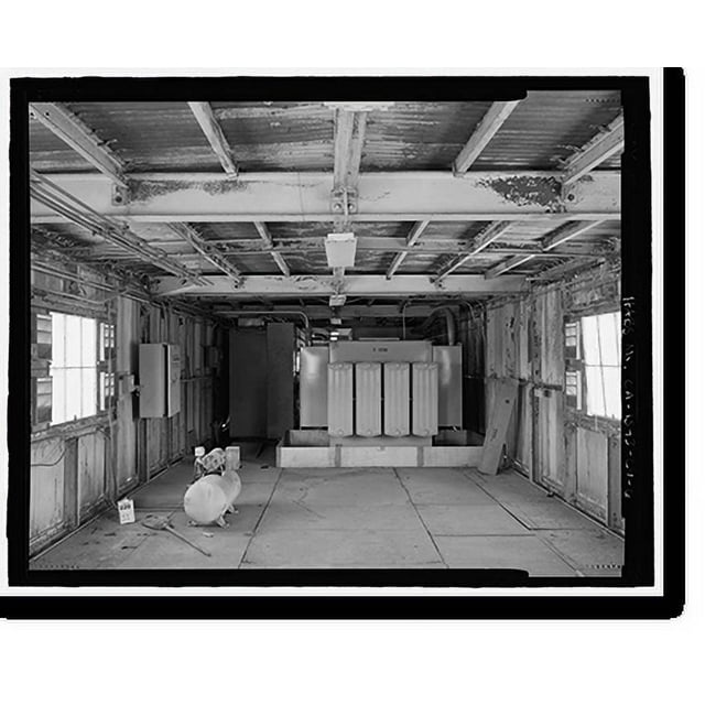 Historic Print, Mare Island Naval Shipyard, Electrical Distribution Centers, Railroad Avenue