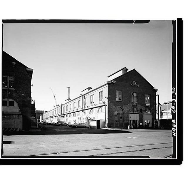 Historic Print, Mare Island Naval Shipyard, Sail Loft, Near State Highway No. 37, Vallejo