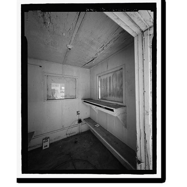 Historic Print, Mare Island Naval Shipyard, Sentry Houses, Railroad Avenue near Eighteenth