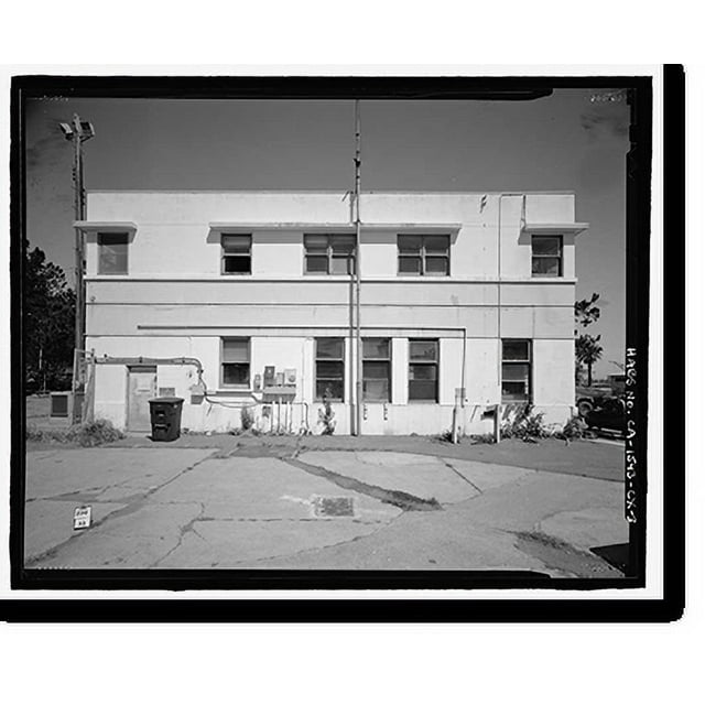 Historic Print, Mare Island Naval Shipyard, South Fire Station, Railroad Avenue near Eighteenth