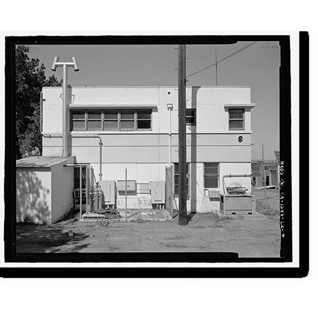 Historic Print, Mare Island Naval Shipyard, South Fire Station, Railroad Avenue near Eighteenth