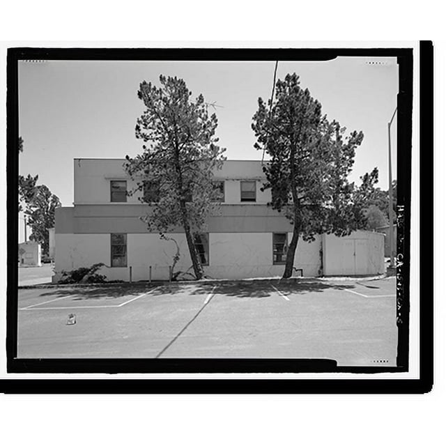 Historic Print, Mare Island Naval Shipyard, South Fire Station, Railroad Avenue near Eighteenth