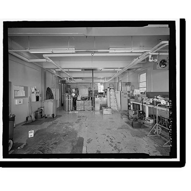 Historic Print, Mare Island Naval Shipyard, South Fire Station, Railroad Avenue near Eighteenth