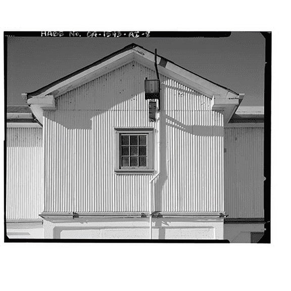 Historic Print, Mare Island Naval Shipyard, Transportation Building & Gas Station, Third Street, south side between Walnut Avenue & Cedar Avenue, Vallejo, Solano County, CA - 8, 16" x 20"