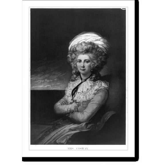 Historic Print, Maria Louisa Catharien Cecilia Hadfield Cosway, 1759-1838, 18" x 24"