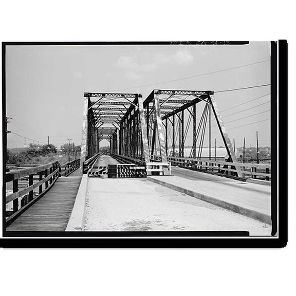 Historic Print, Marietta Road Bridge, Marietta Road, Spanning Inman Railroad Yards, Atlanta, Fulton County, GA - 13, 18" x 24"
