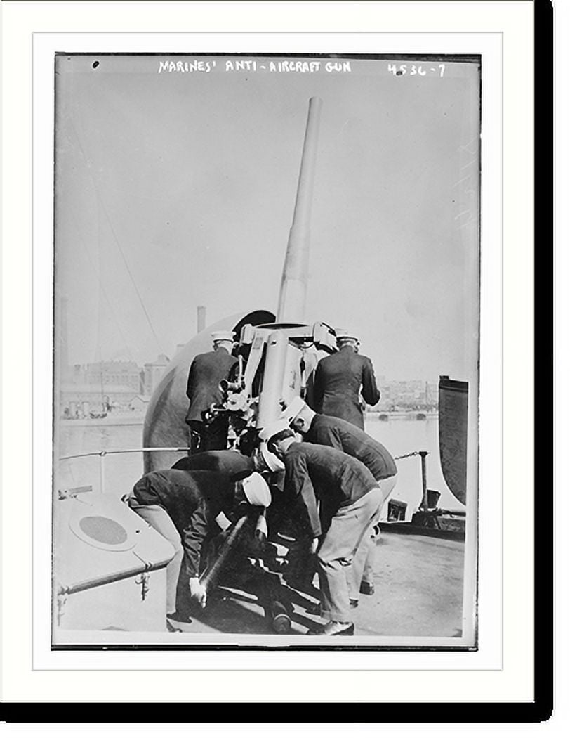Historic Print, Marines' anti aircraft gun, 16" x 20"