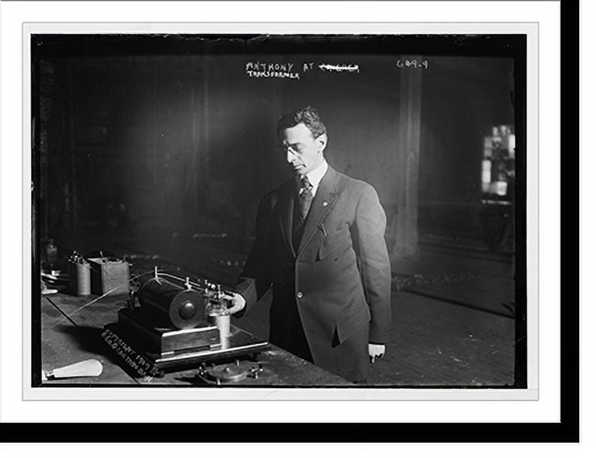 Historic Print, Mark Anthony at transformer, instrument, 16" x 20