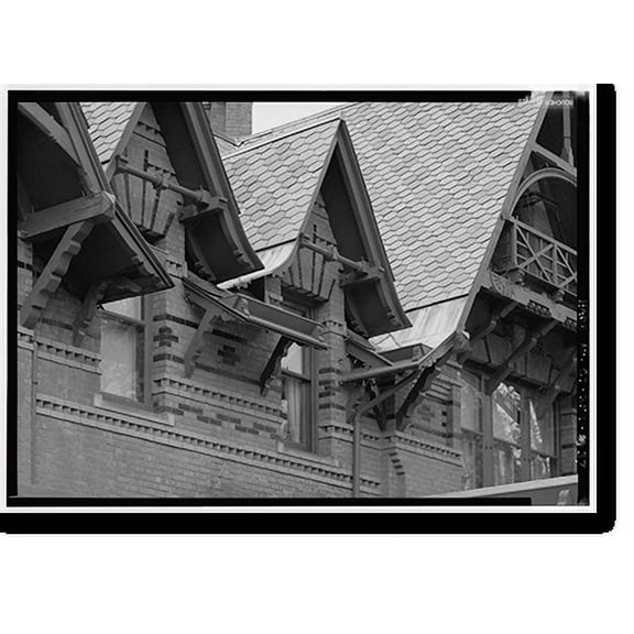 Historic Print, Mark Twain House, 351 Farmington Avenue (corrected from original add, Hartford, Hartford County, CT - 37, 18" x 24"