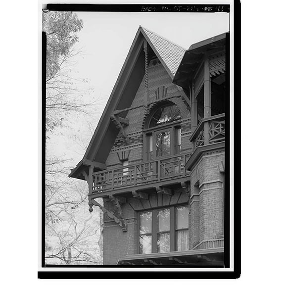 Historic Print, Mark Twain House, 351 Farmington Avenue (corrected from original add, Hartford, Hartford County, CT - 41, 16" x 20"