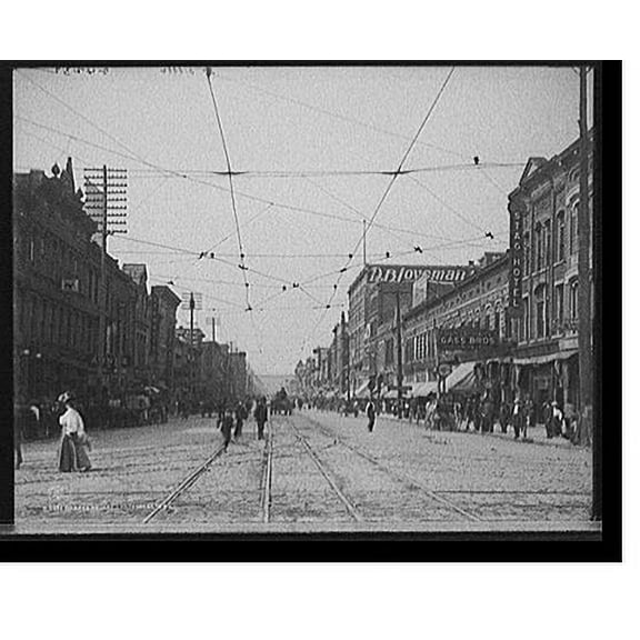 Historic Print, Market Square, Chattanooga, Tenn., 16" x 20"