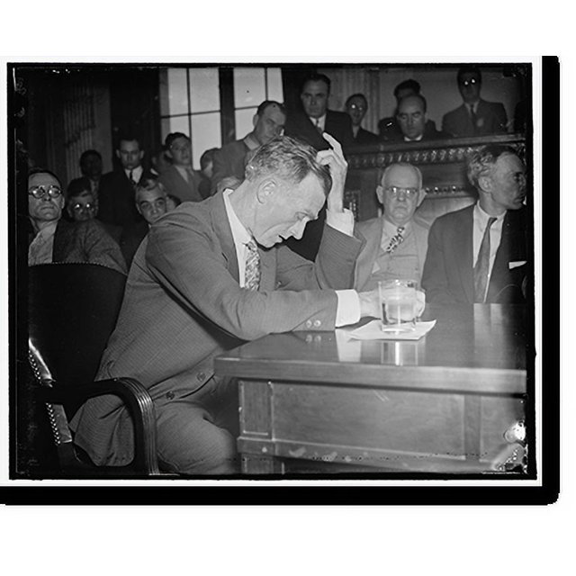 Historic Print, Marshall A. Musick before Civil Liberties, 16" x 20