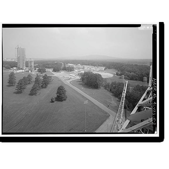Historic Print, Marshall Space Flight Center, East Test Area, Dodd Road, Huntsville vicinity, Madison County, AL - 3, 18" x 24"