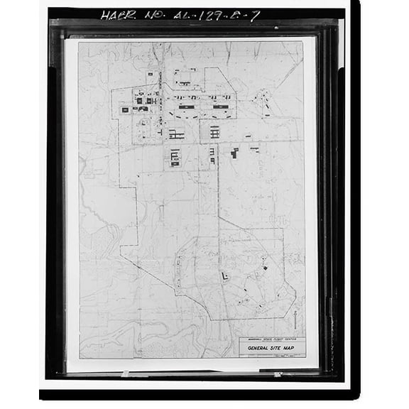 Historic Print, Marshall Space Flight Center, East Test Area, Dodd Road, Huntsville vicinity, Madison County, AL - 7, 18" x 24"