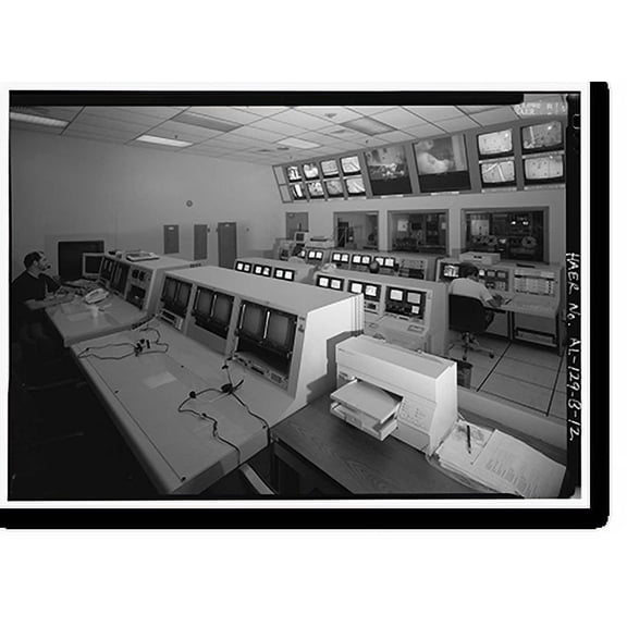 Historic Print, Marshall Space Flight Center, Neutral Buoyancy Simulator Facility, Rideout Road, Huntsville vicinity, Madison County, AL - 12, 16" x 20"