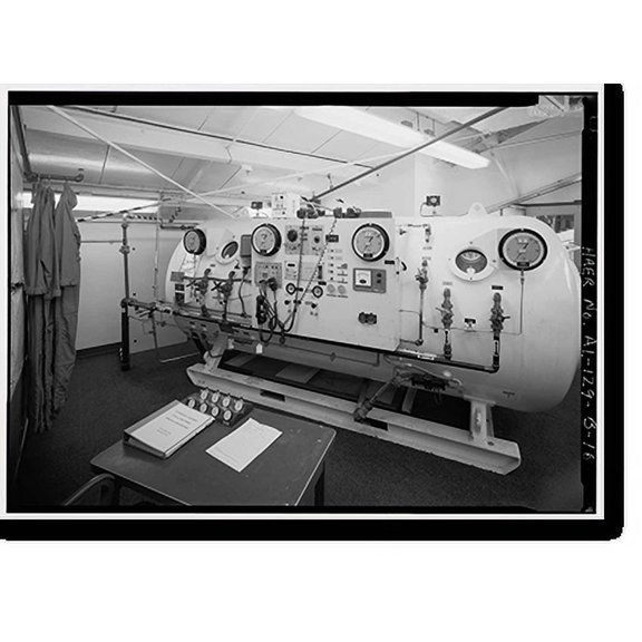 Historic Print, Marshall Space Flight Center, Neutral Buoyancy Simulator Facility, Rideout Road, Huntsville vicinity, Madison County, AL - 16, 18" x 24"