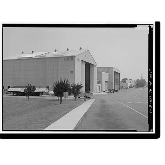 Historic Print, Marshall Space Flight Center, Neutral Buoyancy Simulator Facility, Rideout Road, Huntsville vicinity, Madison County, AL, 18" x 24"
