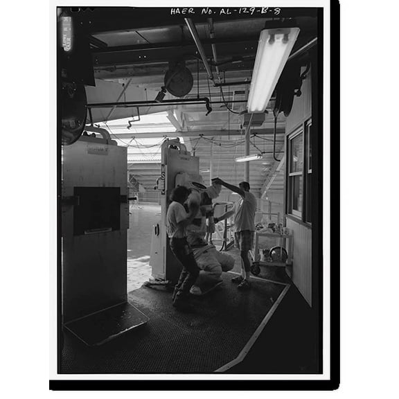 Historic Print, Marshall Space Flight Center, Neutral Buoyancy Simulator Facility, Rideout Road, Huntsville vicinity, Madison County, AL - 8, 18" x 24"