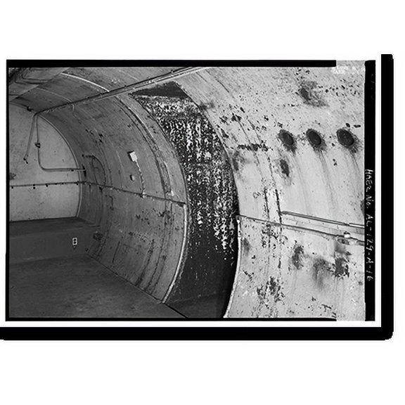 Historic Print, Marshall Space Flight Center, Redstone Rocket (Missile) Test Stand, Dodd Road, Huntsville vicinity, Madison County, AL - 16, 16" x 20"