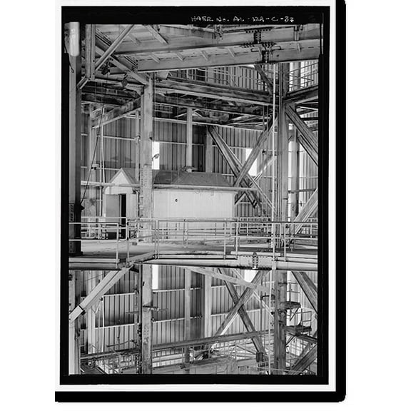 Historic Print, Marshall Space Flight Center, Saturn V Dynamic Test Facility, East Test Area, Huntsville vicinity, Madison County, AL - 30, 16" x 20"
