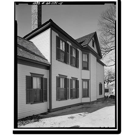 Historic Print, Martin Luther King Jr. Birth Home, 501 Auburn Avenue, Atlanta, Fulton County, GA - 5, 16" x 20"