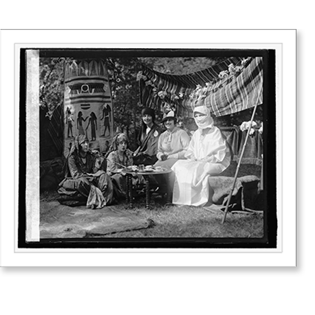 Historic Print, Mary Hayden, Ethel Wells, Mrs. Imbric, Mme. Sarny