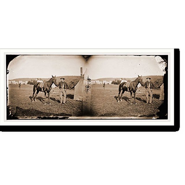 Historic Print, Maryland. John C. Babcock a Secret Service man and